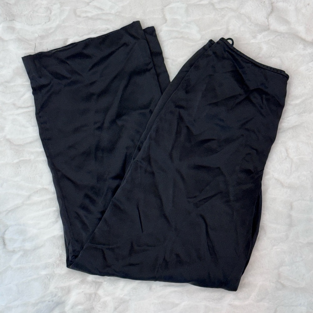 Vintage Talbots 100% Pure Silk Cropped Pants Size 4